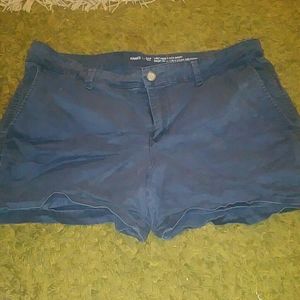 Navy blue girlfriend shorts